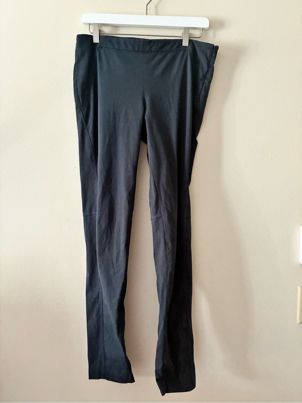 Brunello Cucinelli Navy Side Zip Trousers
